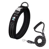 HKM-561171 Reflective Adjustable Pet Collar and Leash Set in Various Colors