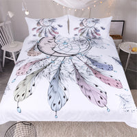 HKM-561299 Dream Catcher Four-Piece Quilt Set in Various Sizes with Coordinating Pillow Shams