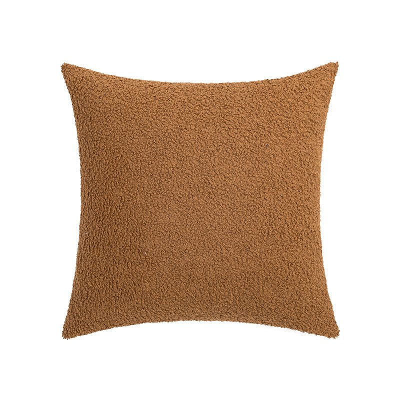 HKM-561427 Nordic Style Solid Color Embroidered Pillowcase 45x45cm