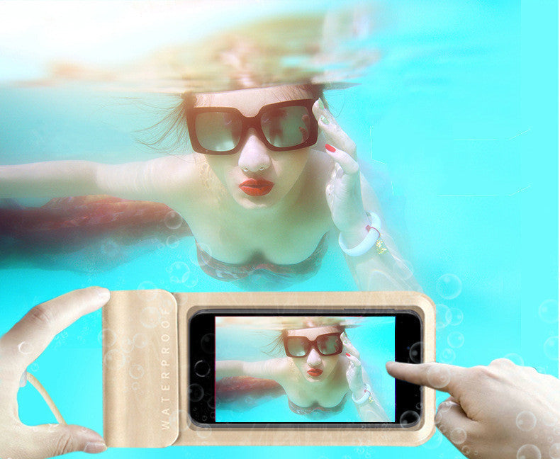 HKM-561555 Waterproof TPU Mobile Phone Bag for Beach, Fishing, and Outdoor Activities