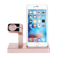 HKM-561683 2-in-1 Charging Dock Station for iPhone and Apple Watch – Compatible with iPhone X, 8, 7 Plus, 6S, 5, 5S, SE