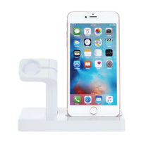 HKM-561683 2-in-1 Charging Dock Station for iPhone and Apple Watch – Compatible with iPhone X, 8, 7 Plus, 6S, 5, 5S, SE