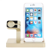 HKM-561683 2-in-1 Charging Dock Station for iPhone and Apple Watch – Compatible with iPhone X, 8, 7 Plus, 6S, 5, 5S, SE