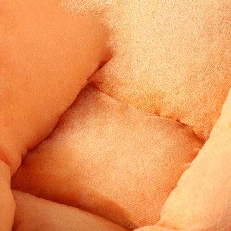 HKM-561747 Carrot Dog Nesting Bed with Washable Soft Blanket – Small and Medium Pet Cushion