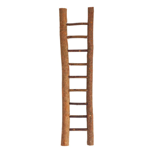 HKM-561747 Miniature Wooden Ladder for Christmas Tree Decor and Holiday Crafts