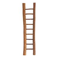 HKM-561747 Miniature Wooden Ladder for Christmas Tree Decor and Holiday Crafts