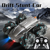 HKM-561875 2.4GHz Double Sided RC Stunt Car with 360° Rotation and Drifting – Remote Control Toy for Kids
