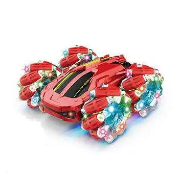 HKM-561875 2.4GHz Double Sided RC Stunt Car with 360° Rotation and Drifting – Remote Control Toy for Kids