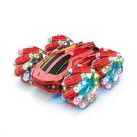 HKM-561875 2.4GHz Double Sided RC Stunt Car with 360° Rotation and Drifting – Remote Control Toy for Kids