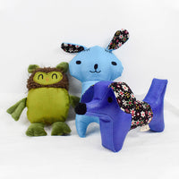 HKM-561939 Durable Interactive Plush Dog Toy for Vocalization and Dental Health
