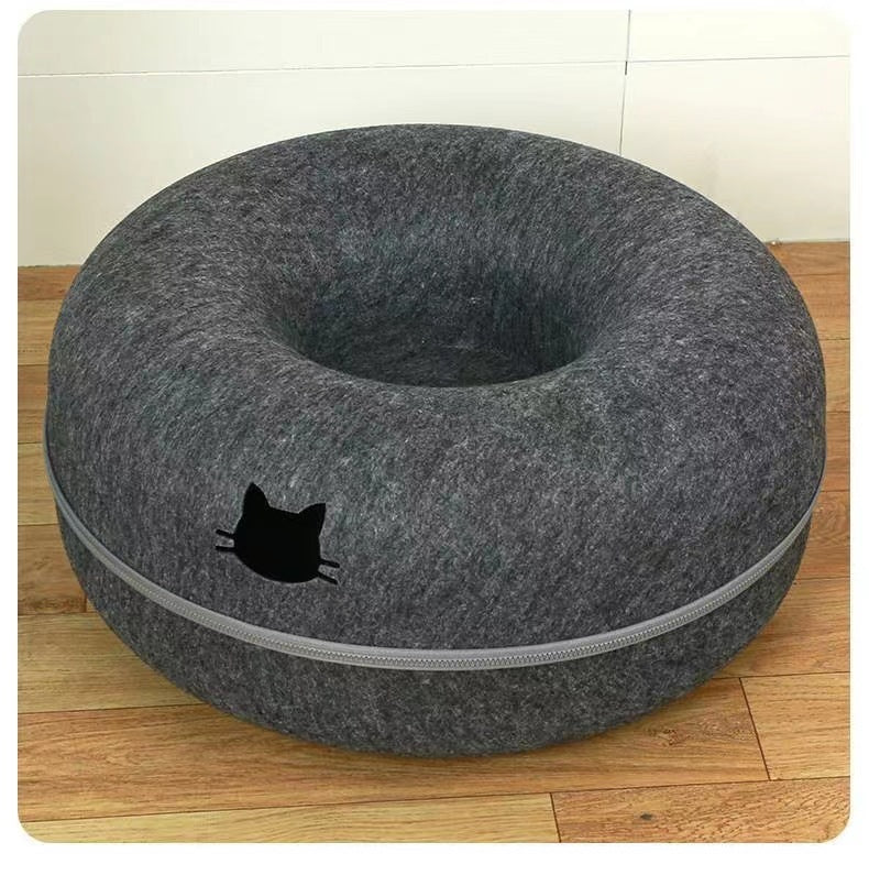 HKM-562003 Pet Bed Comfortable Round Cat Tunnel