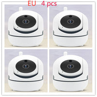 HKM-562323 1080P Auto Tracking Security Camera with Pan and Tilt, Two-Way Audio, Day and Night Vision