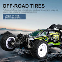 HKM-562451 High Speed 1/16 Scale 2.4g Off Road Remote Control Car with LED Headlights