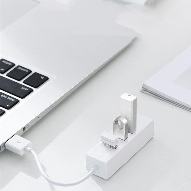 HKM-562643 4-Port Docking Station Splitter Hub for Notebooks - Compact & Portable with OTG Support