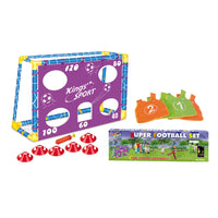 HKM-562707 Foldable Mini Football Goal Set for Kids - Portable Outdoor Soccer Toy for Ages 3 and Up