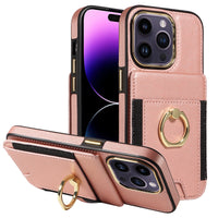 HKM-562707 Universal Leather Wallet Phone Case with Magnetic Closure and Stand Function for iPhone Models