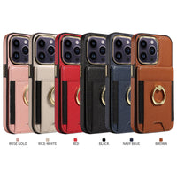 HKM-562707 Universal Leather Wallet Phone Case with Magnetic Closure and Stand Function for iPhone Models