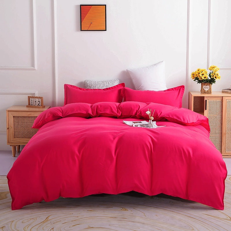 HKM-562835 Double-Sided Four-Piece Bedding Set in Reactive Print - Multiple Sizes Available