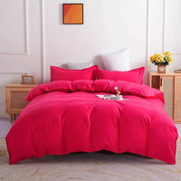HKM-562835 Double-Sided Four-Piece Bedding Set in Reactive Print - Multiple Sizes Available