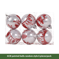 HKM-562899 Electroplated Plastic Christmas Ornament Ball Set - 12 Pack Each in Various Sizes and Finishes