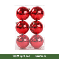 HKM-562899 Electroplated Plastic Christmas Ornament Ball Set - 12 Pack Each in Various Sizes and Finishes