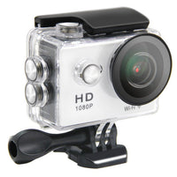 HKM-562963 Waterproof 1080p Action Camera with 2.0-inch LCD Screen, 12MP Wide-Angle Lens, and Wifi Connectivity