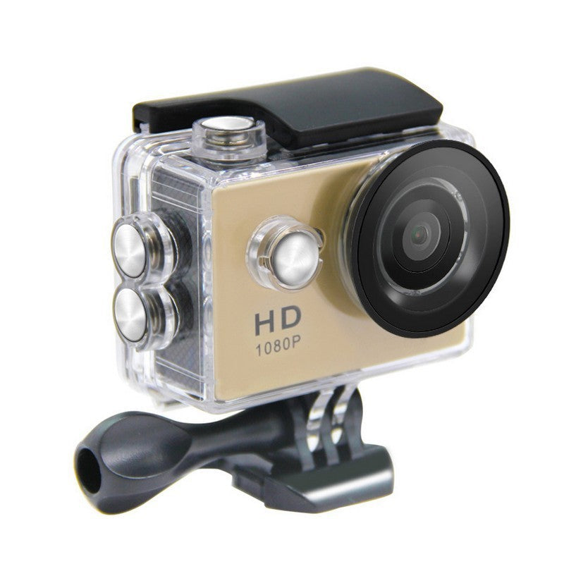 HKM-562963 Waterproof 1080p Action Camera with 2.0-inch LCD Screen, 12MP Wide-Angle Lens, and Wifi Connectivity
