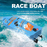 HKM-563027 2.4G Remote-Controlled Speedboat, Waterproof High-Speed Toy, Perfect for Outdoor Fun, Ages 5 and Up