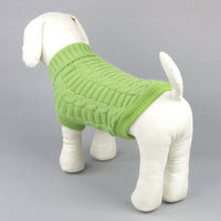 HKM-563027 Three-Dimensional High Elastic Solid Color Acrylic Dog Sweater in Various Sizes and Colors