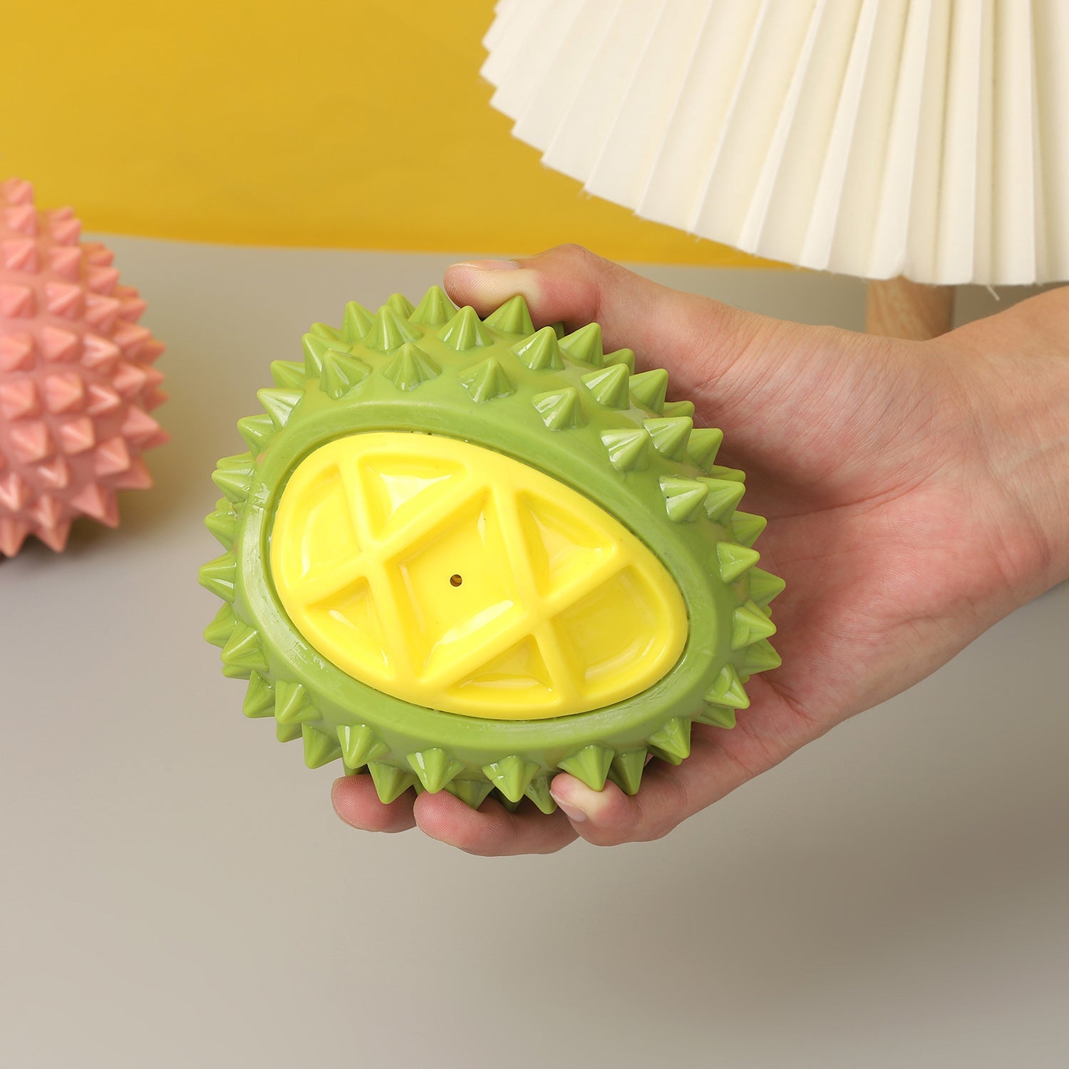 HKM-563219 Durian Shaped Sounding Chew Toy