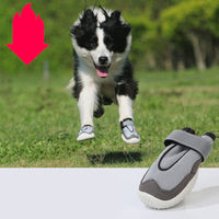 HKM-563283 Wear-Resistant Breathable Pet Shoes for Large Dogs with Reflective Tape