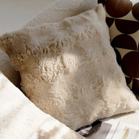HKM-563411 Cream Color Advanced Retro Style Knotted Pillow Cover - Square, 45x45cm, Various Unique Patterns