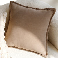 HKM-563411 Cream Color Advanced Retro Style Knotted Pillow Cover - Square, 45x45cm, Various Unique Patterns
