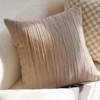 HKM-563411 Cream Color Advanced Retro Style Knotted Pillow Cover - Square, 45x45cm, Various Unique Patterns