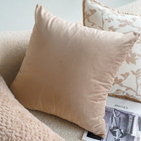 HKM-563411 Cream Color Advanced Retro Style Knotted Pillow Cover - Square, 45x45cm, Various Unique Patterns