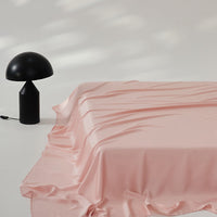 HKM-563411 Ice Silk Lyocell Bed Sheet Set with Skin-Friendly Pillowcases - Various Sizes & Colors Available