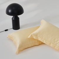 HKM-563411 Ice Silk Lyocell Bed Sheet Set with Skin-Friendly Pillowcases - Various Sizes & Colors Available