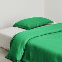 HKM-563411 Ice Silk Lyocell Bed Sheet Set with Skin-Friendly Pillowcases - Various Sizes & Colors Available