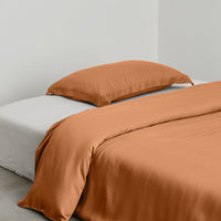 HKM-563411 Ice Silk Lyocell Bed Sheet Set with Skin-Friendly Pillowcases - Various Sizes & Colors Available
