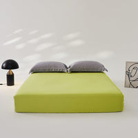 HKM-563411 Ice Silk Lyocell Bed Sheet Set with Skin-Friendly Pillowcases - Various Sizes & Colors Available