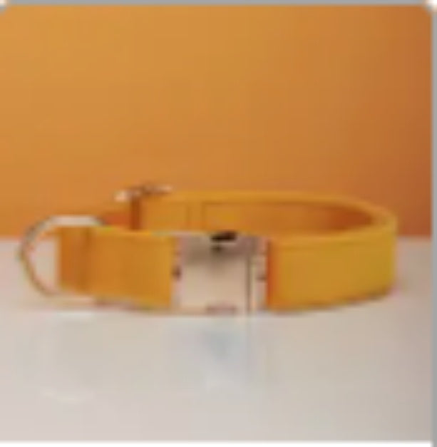 HKM-563475 Velvet Dog Collar and Leash Set with Bow Tie, Cotton Lining and Metal Buckle