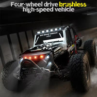 HKM-563603 1/16 Scale 4WD High-Speed Brushless Remote Control Off-Road Car, 70km/h, Indoor/Outdoor Toy Vehicle