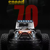 HKM-563603 1/16 Scale 4WD High-Speed Brushless Remote Control Off-Road Car, 70km/h, Indoor/Outdoor Toy Vehicle