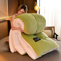 HKM-563603 Double-Sided Milk Velvet Quilt for Winter - Warm Fleece Comfort in Grey, Pink, Blue, Fruit Green, and Blue Grey