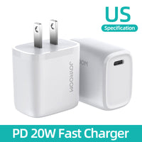 HKM-563667 Fast Charge Travel Charger with PD Interface for Android Phones - Type-C Connectivity