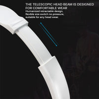 HKM-563667 Portable Over-Ear Headphones with Adjustable Fit, 3.5mm Connection, HD Sound and Folding Design