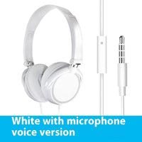 HKM-563667 Portable Over-Ear Headphones with Adjustable Fit, 3.5mm Connection, HD Sound and Folding Design