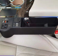 HKM-563795 150W 12V to 220V Car Power Inverter with Storage Box and Multi-functional Charging Capabilities