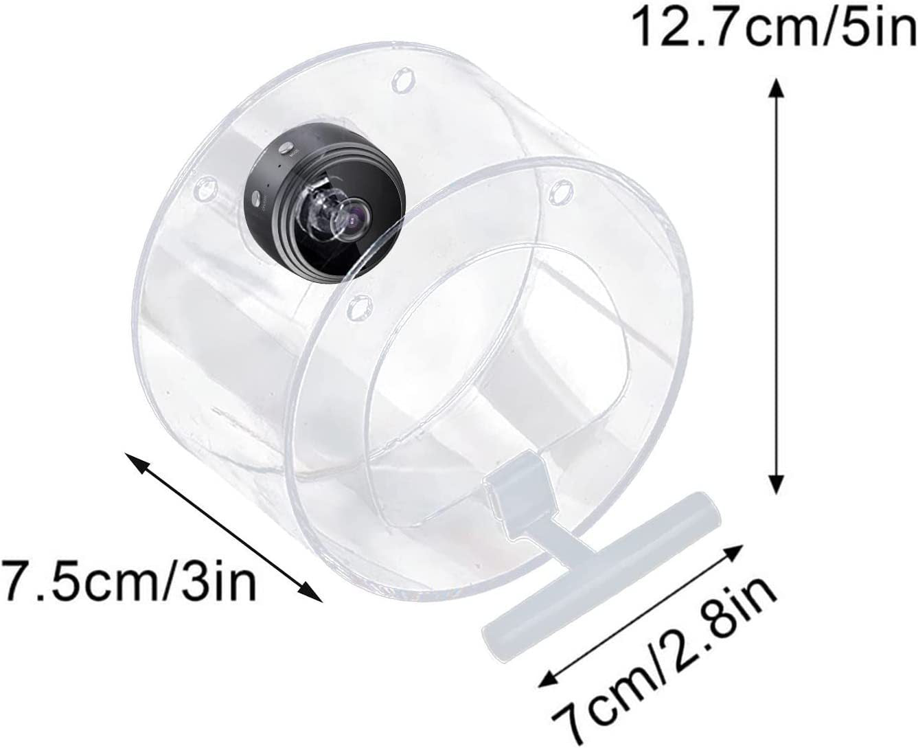 HKM-563859 Smart Outdoor Feeder with HD Camera for Real-time Bird Monitoring