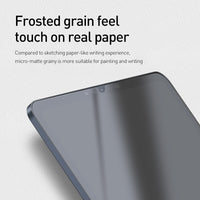 HKM-563987 Transparent Paper-Like Film for 2021 Pad Mini (10.2 inch) - Scratch-Resistant PVC Protective Shield